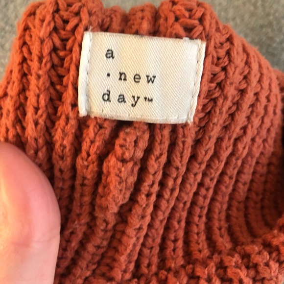 Coral Pink Orange A New Day Beanie Winter Knit Hat - OS - Picture 2 of 3